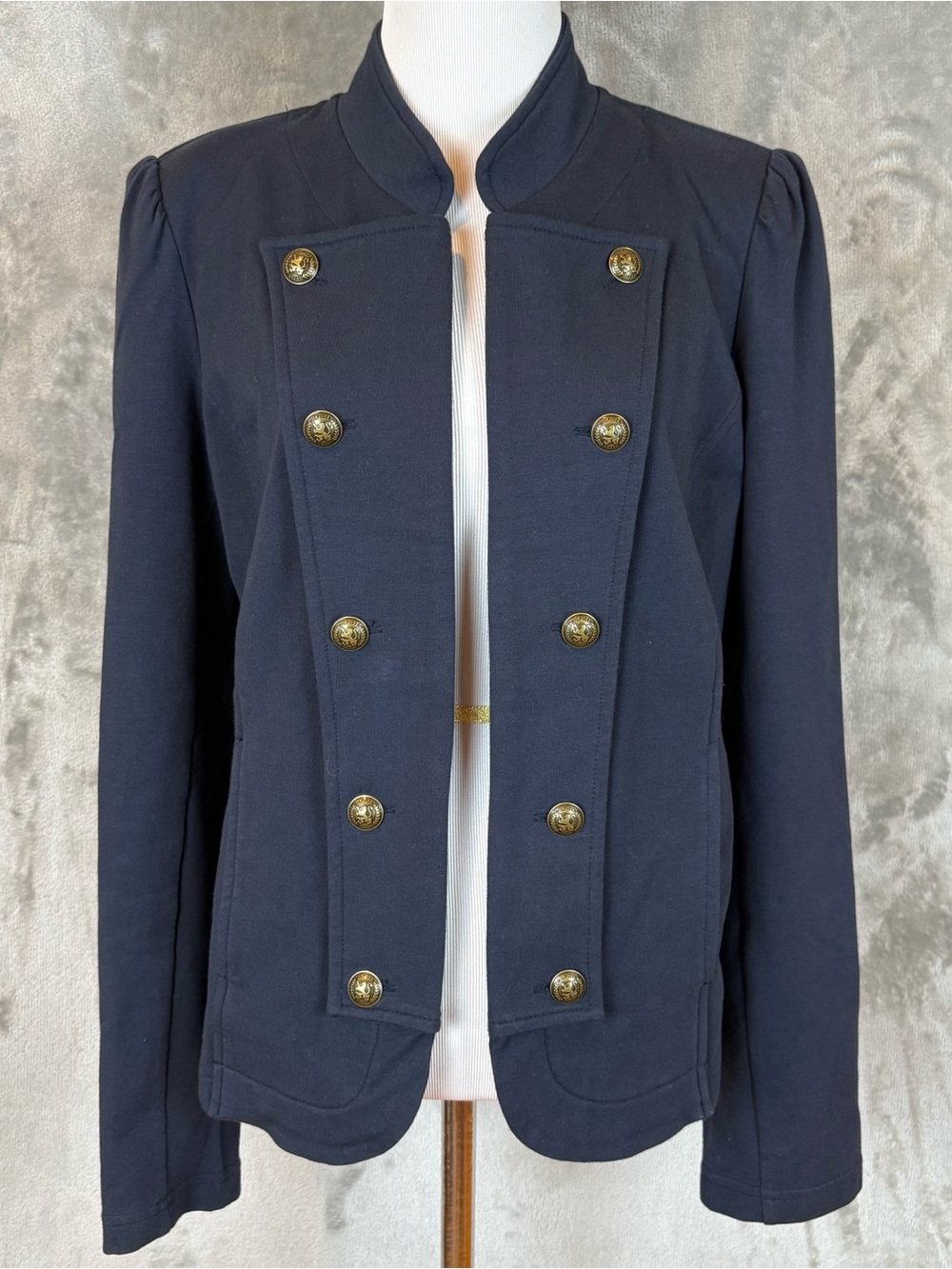 Tommy Hilfiger Women’s Military Band Jacket Navy Size M
